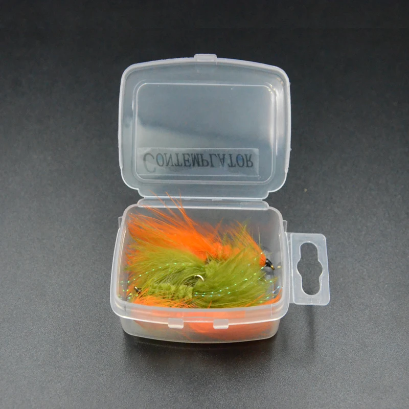Contemplador 10 Bugger de lana – Pluma marabú para trucha - imagen 4