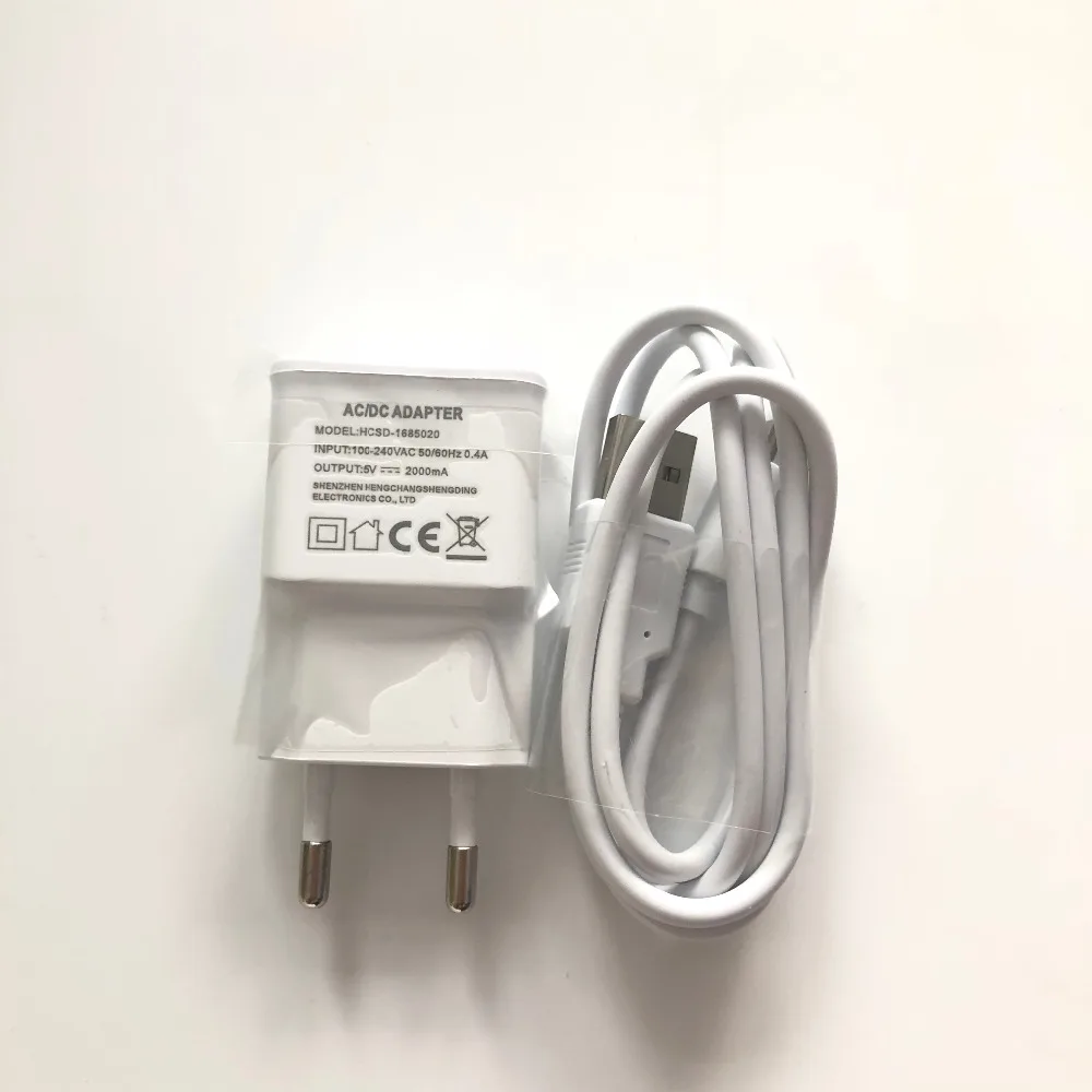 New Travel Charger + USB Cable USB Line For BLUBOO S8 MTK 1.5GHz Octa Core 5.7 Inch 1440x720 HD + Tracking Number