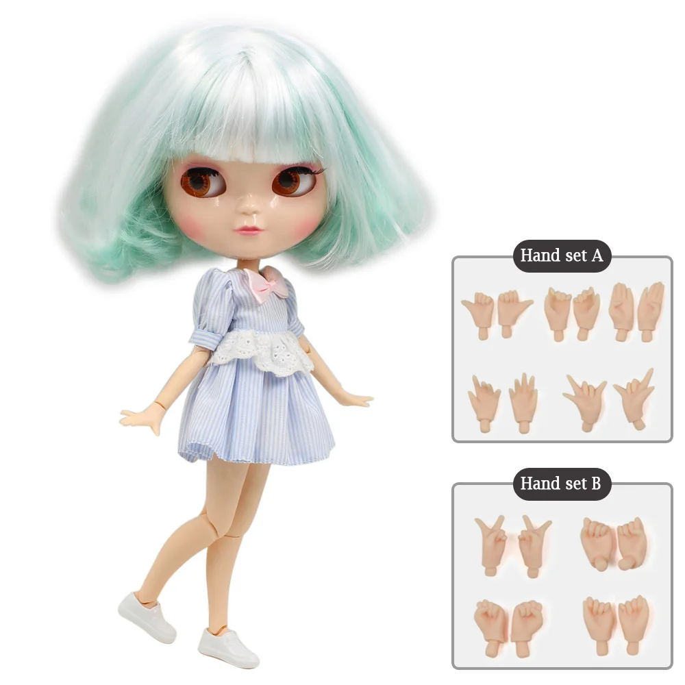 

NO.130BL136/4006 ICY joint doll articulation body including hand set AB toy gift like the Neo blyth doll 1/6 30cm high