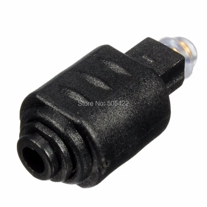 100pcs/lot Optical 3.5mm Female Mini Jack Plug To Digital Toslink Male Audio Adapter Wholesale