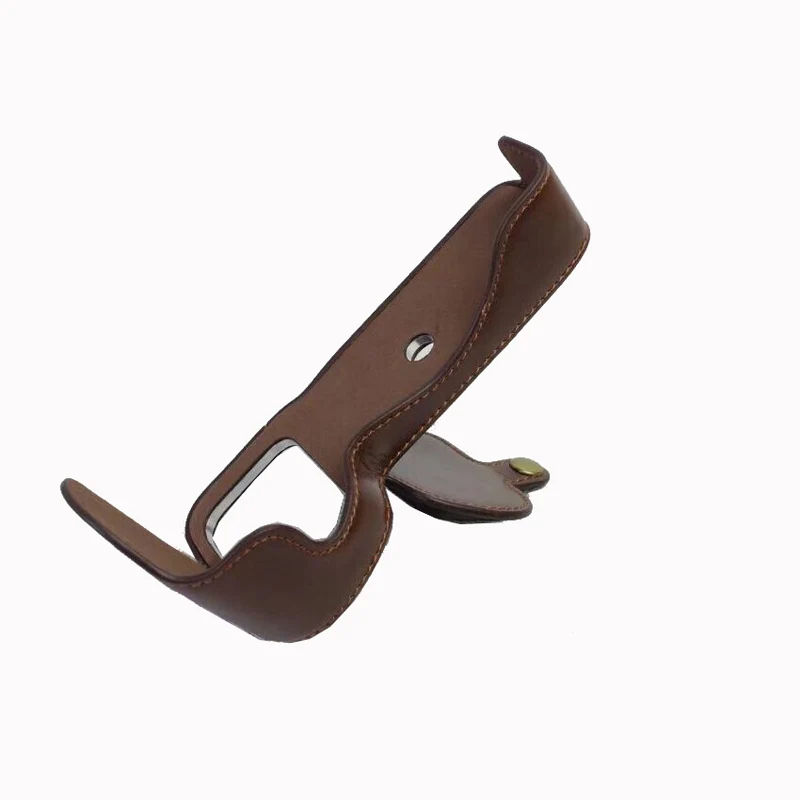 PU Leather Camera Case Half Bag Cover For Sony ILCE-9 A9 A7RM3 A7RIII A7R MarkIII A7R3 A73 A7M3 A7III With Battery Opening