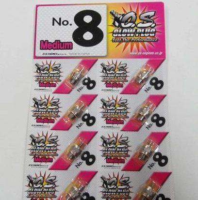 OS No 8 Medium Glow Plug 8# for RC nitro Engine