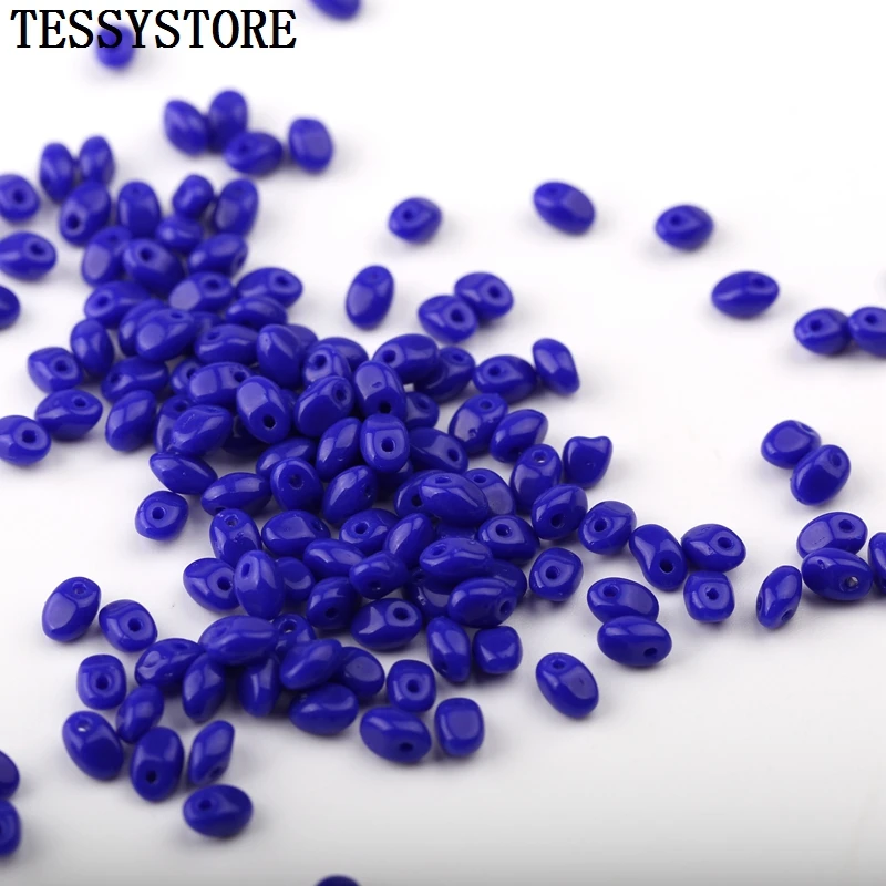 10g/lot 2.5x5mm Czech Single-hole Glass Beads Colored Irregular Glass Beads For Jewelry Making Necklace Bracelet Accessories