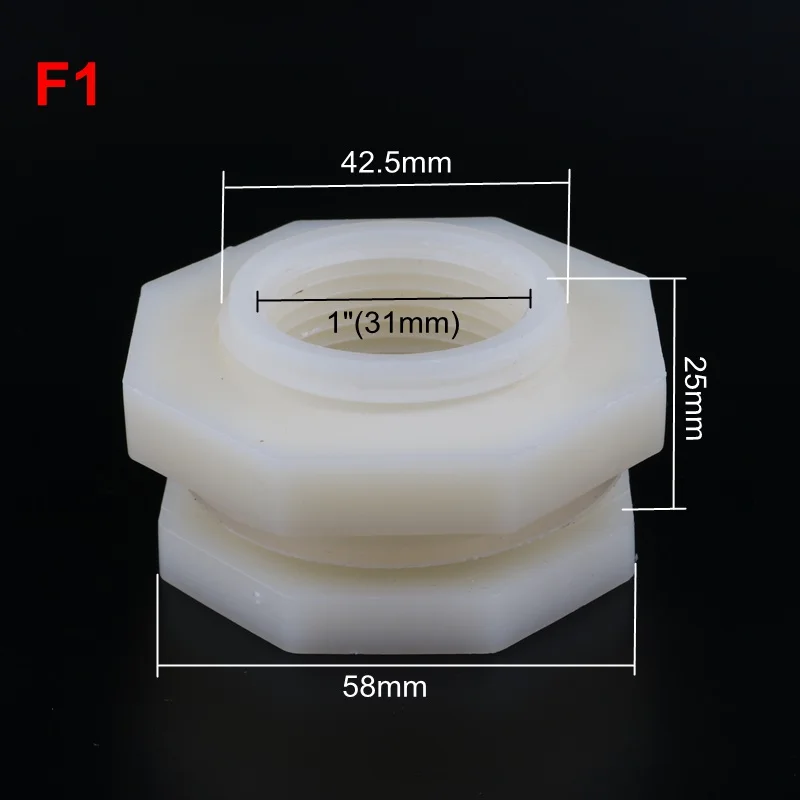 ABS ID 20mm 25mm 32mm złącze ryby zbiornik spustowy akcesoria do rur złącza akwariowe złącza rur hydraulicznych 1/2 cala 3/4 \