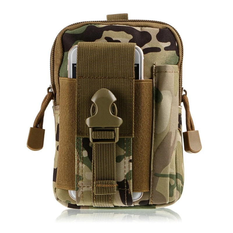Outdoor Sport Tactical Molle Pouch, Saco da cintura, Caminhadas, Escalada, Camping, Belt Pack, Corrida, Viagem, Caça, Pequeno Bolso