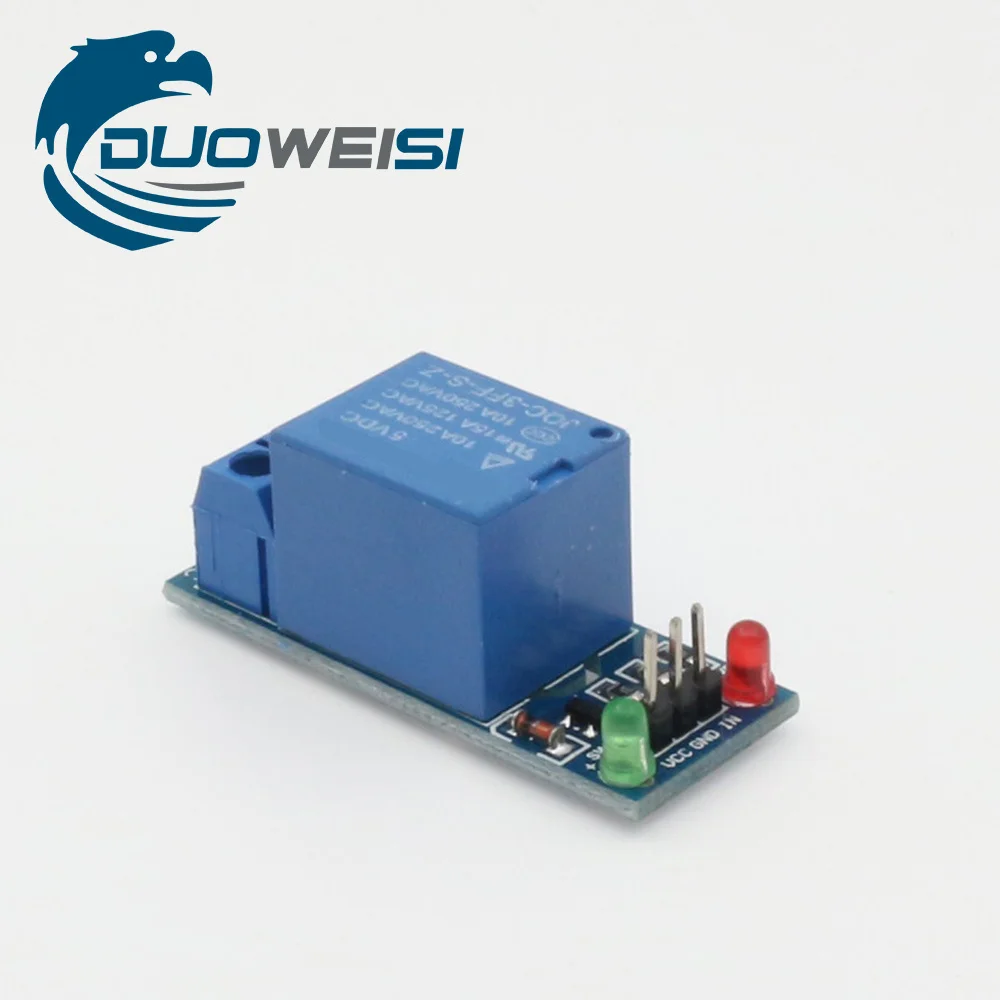 1 channel 5V relay module with optocoupler isolation relay expansion board microcontroller low level trigger