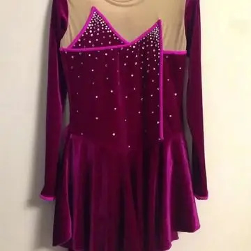 Adult Figure Skating Dresses Crystal New Brand  Vogue Competition Ice Skating Dress DR3289