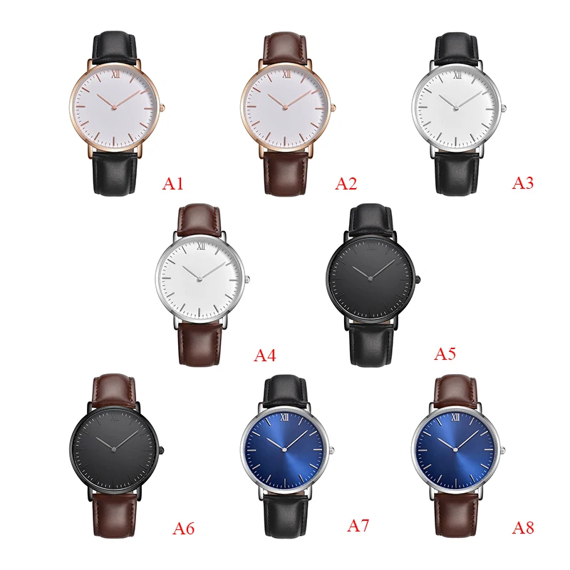 CL024 Personalized Logo Rose Gold Wrist Watches Brand Name OEM Men Stainless Steel Watch Classic Custom Design Photo Watch