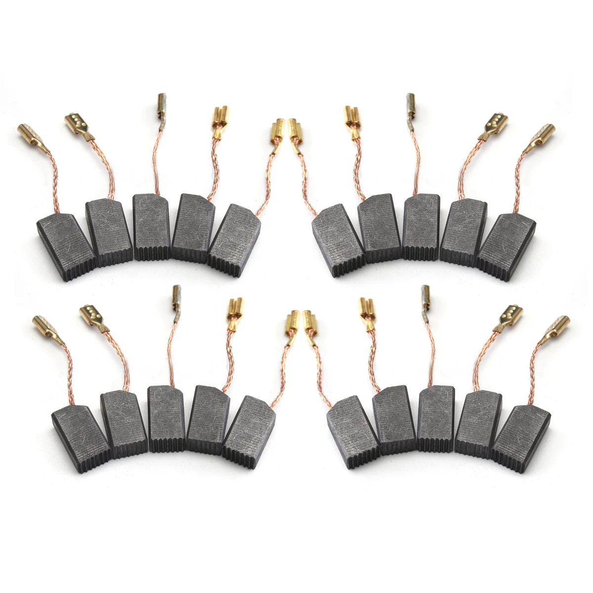 

20pcs 6*8*14mm Graphite Copper Motor Carbon Brushes Set