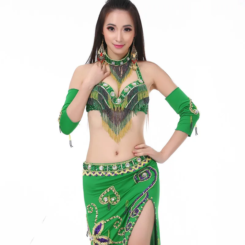 Decorations for belly dance bra silk veil armband ancient Egypt style Skirt dance orientale bollywood dance costumes