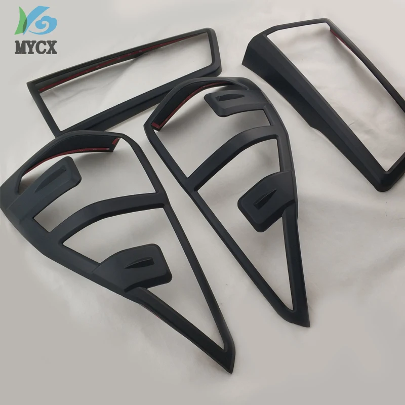 2016-2019 Chrome Tail Lights Cover For Toyota Ki Jang Innova Chrome ABS Tail Lights Cover Parts For Toyota Innova 4pcs