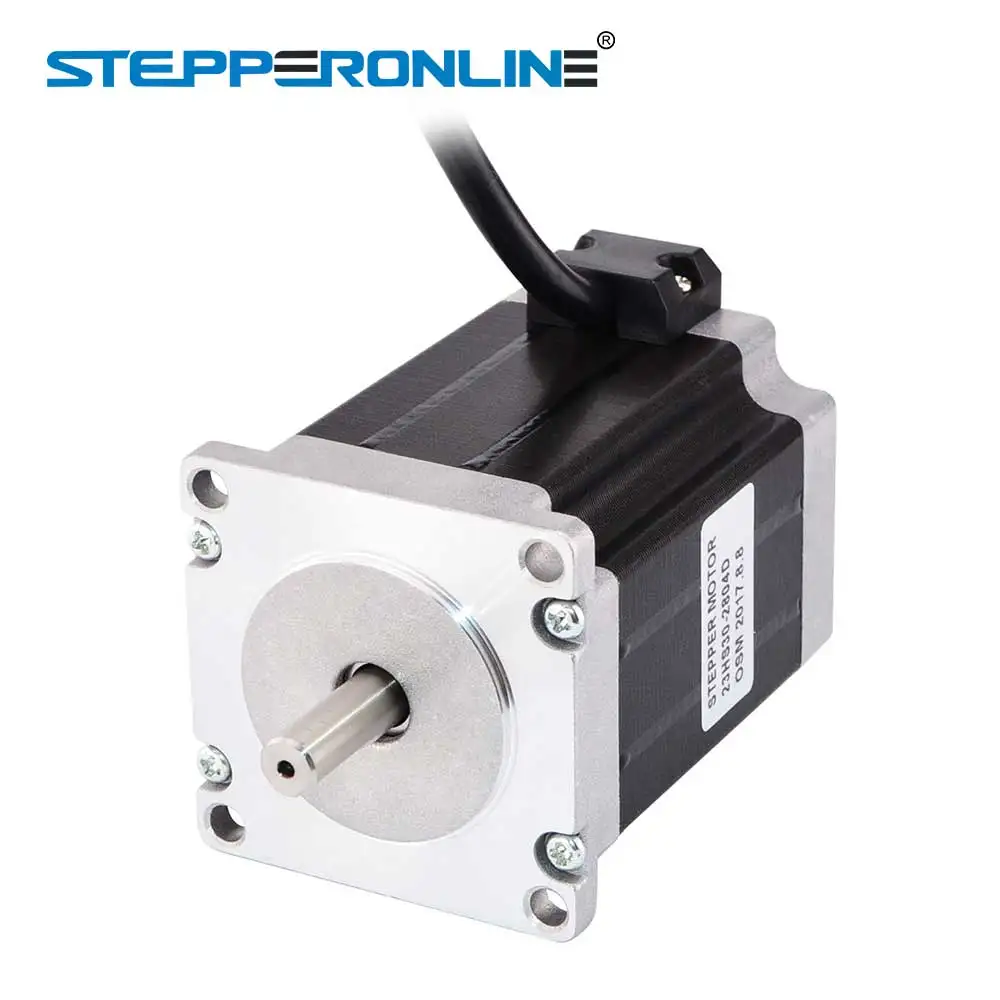 Dual Shaft Nema 23 Stepper Motor 76mm 1.85Nm(261.98oz.in) 4-lead Nema23 Step Motor 2.8A for DIY CNC 3D Printer