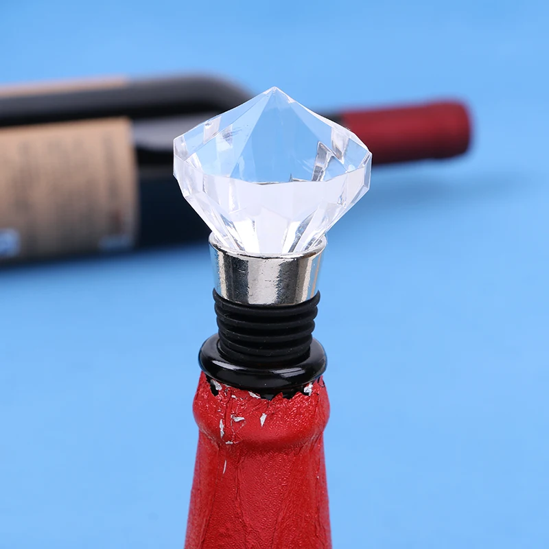 10pcs/Lot  Crystal Ball Wine Stopper Wedding Gifts for Guest with gift boxes, thank you favor gift for party