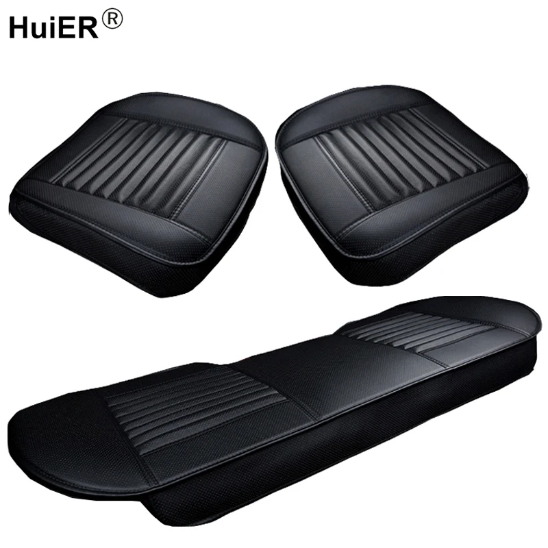 HuiER 4 Colors Car Seat Cover Contains Bamboo Charcoal Full Cover Non-slip Car Styling Universal Seat Covers Car Seat Protector