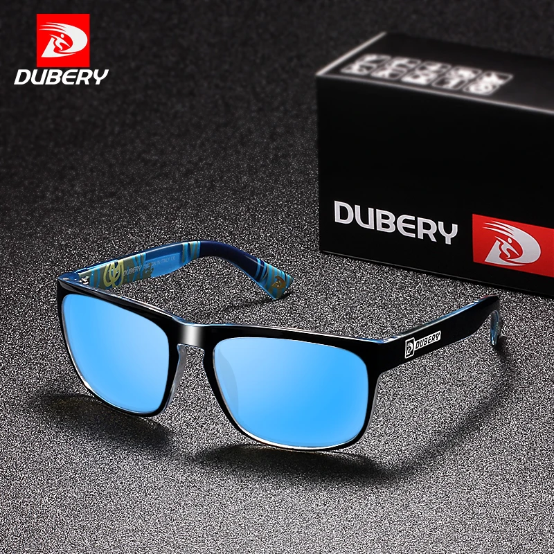 DUBERY Polarized Sunglasses Men's Driving Shades Sun Glasses For Men High Quality Retro Cheap 2017 Luxury Brand Designer