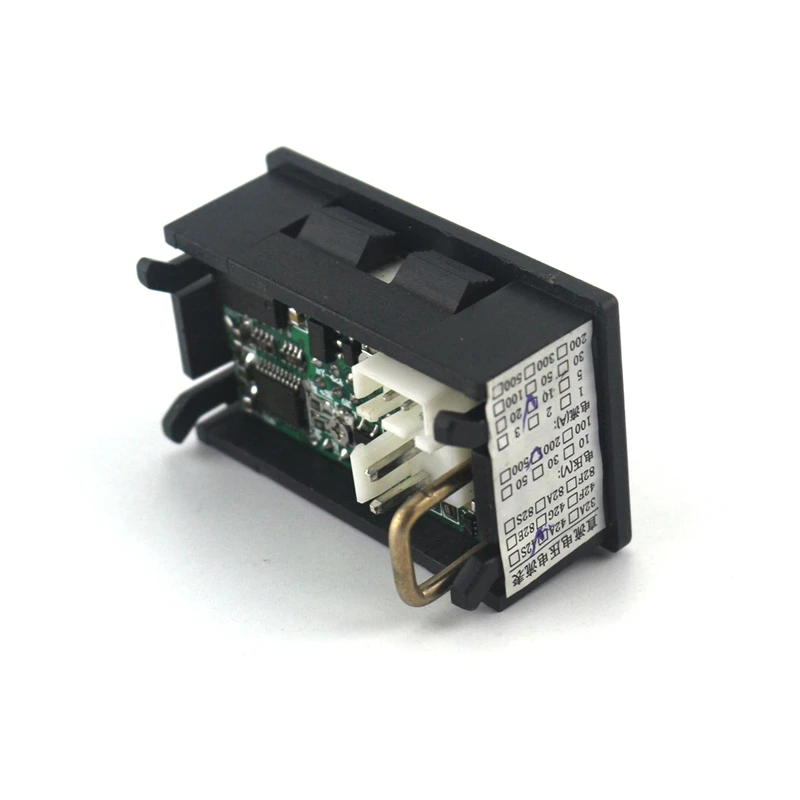 Digitale Dc 200V 0-10A Voltmeter Amperemeter Rood Blauw Led Dual Display Voltage Current Meter Detector Indicator Voeding DC4V-28V