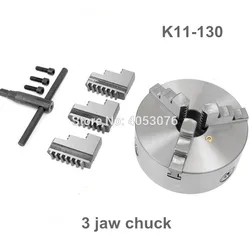 K11-130 3 jaw scroll chuck 130MM manual lathe chuck 3-Jaw Self-centering Chuck