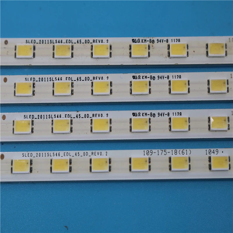 4PCS=45LEDS 522MM 46