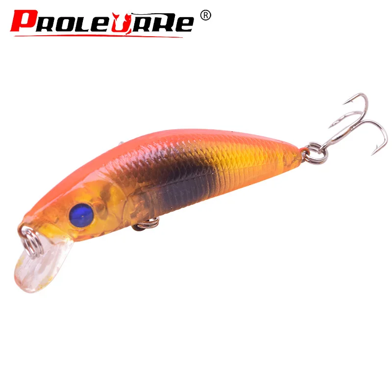 Proleurre Fishing Lures 7cm 8g Minnows Artificial Crank Lure Wobbler Bass Laser Fish Suspension  Swim Bait Fishing tackle PR-202