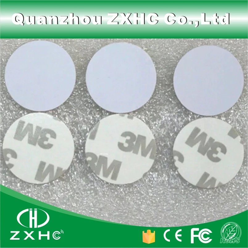 (10000pcs) 25mm 13.56 Mhz RFID IC 3M Coin Cards FM1108 Chip Compatible S50 In Access Control