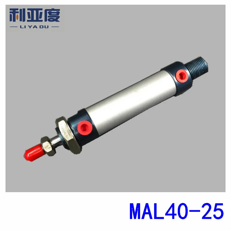 

MAL40x25 Aluminum alloy mini cylinder MAL40-25 Pneumatic components 40mm bore 25mm storke