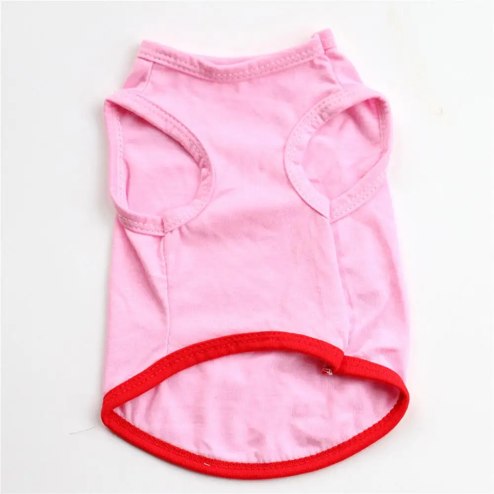 2024 Summer Breathable Dogs Vests Soft Cotton Small Chihuahua Clothes Printed Strawberry Cats Use Fashion Style Pet Products