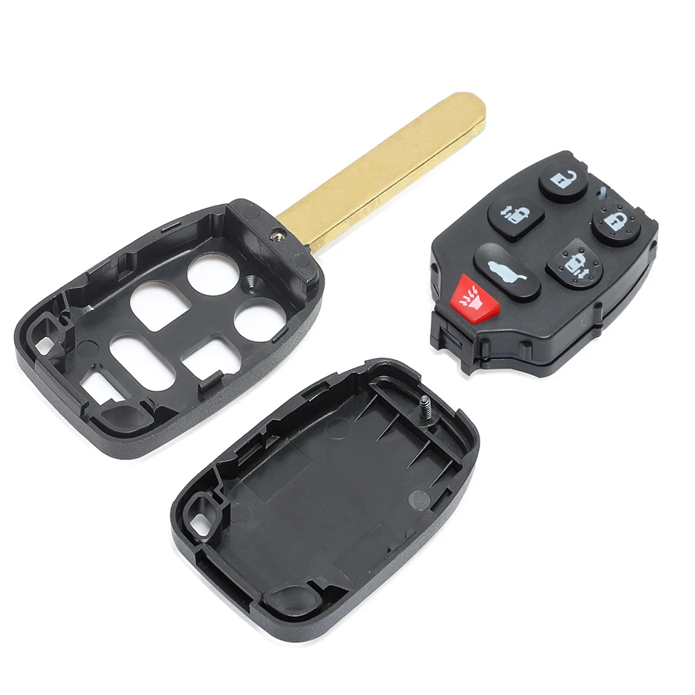 KEYECU 6 Button Replacement Remote Key Shell Case House for 2011 2012 2013 2014 Honda Odyssey N5F-A04TAA