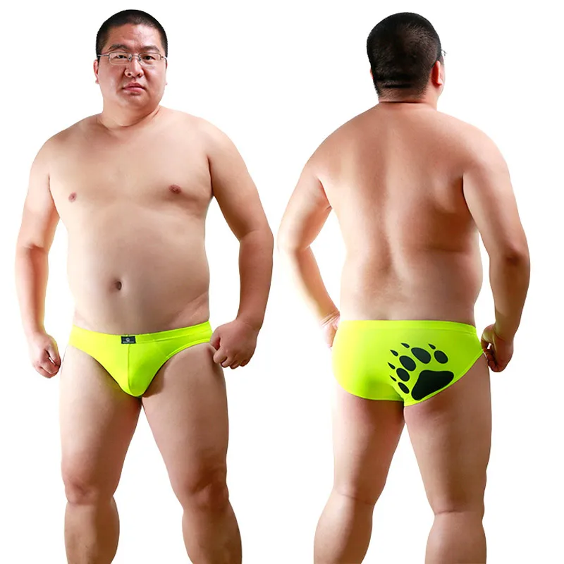 Plus Size Bear Claw Men\'s Triangular Trunks Gay Bear Underwear Bear Paw Low Waist Briefs Trunks For Bear 6 Colors M L XL XXL