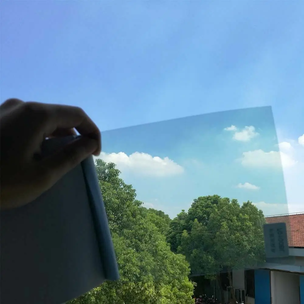0.1mm Light Blue Car Home Window Film 70%VLT Nano Ceramic Solar Tint Glass Scratch-resistant Film car sun shade film Wide:0.5m