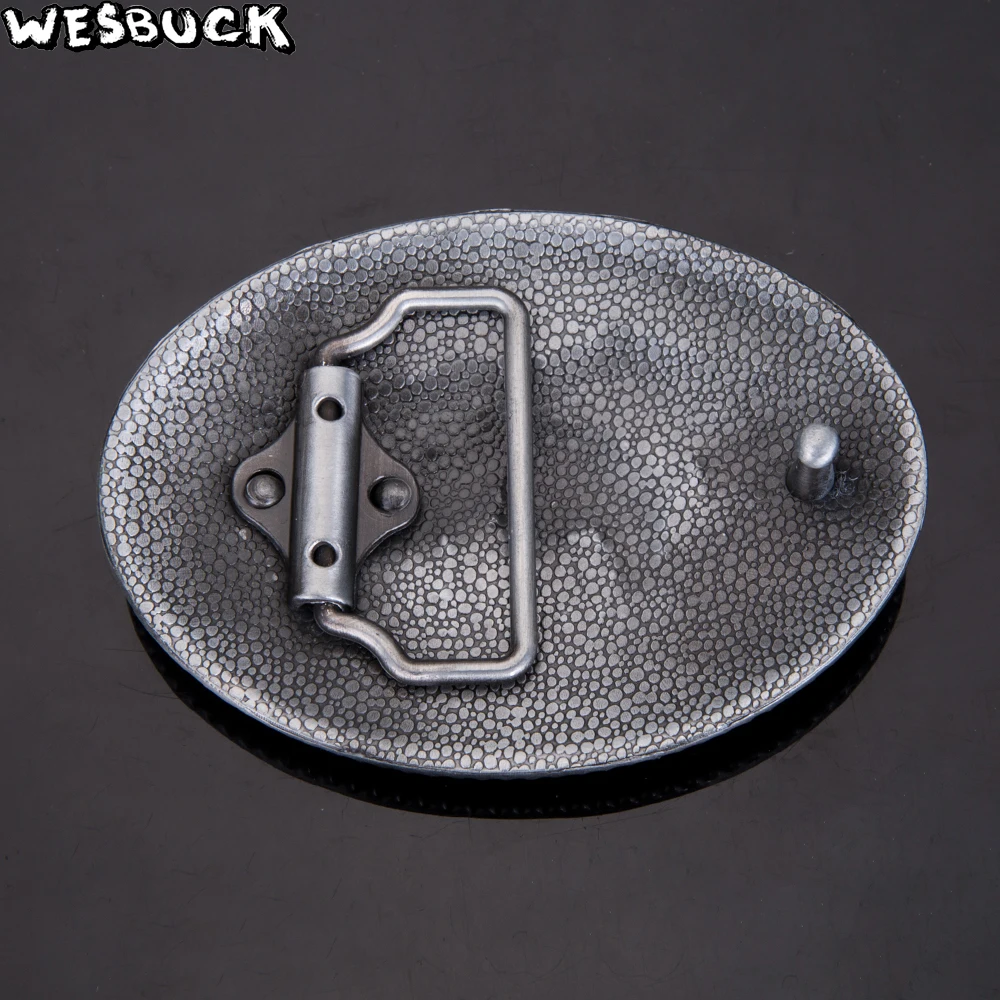 WesBuck Brand Horse Hunter Belt Buckles for Men Women Animal Western Buckles Metal Cowboy Cowgirl Boucle Ceinture