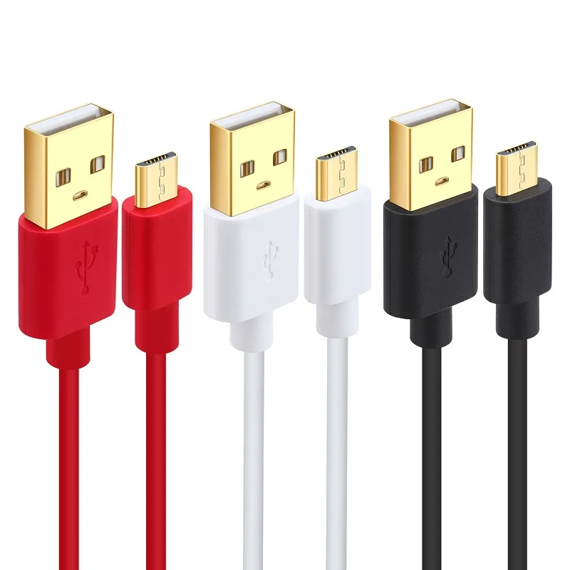 Cavo Micro USB Lungfish, cavo di ricarica e sincronizzazione dati Super resistente per Android/Windows/MP3/fotocamera e altri 0.3m 1m 1.5m 2m 3m