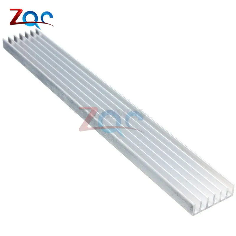 Silver Heat Sink LED 150x20x6mm Heatsink Aluminum Cooling Fin 150*20*6mm