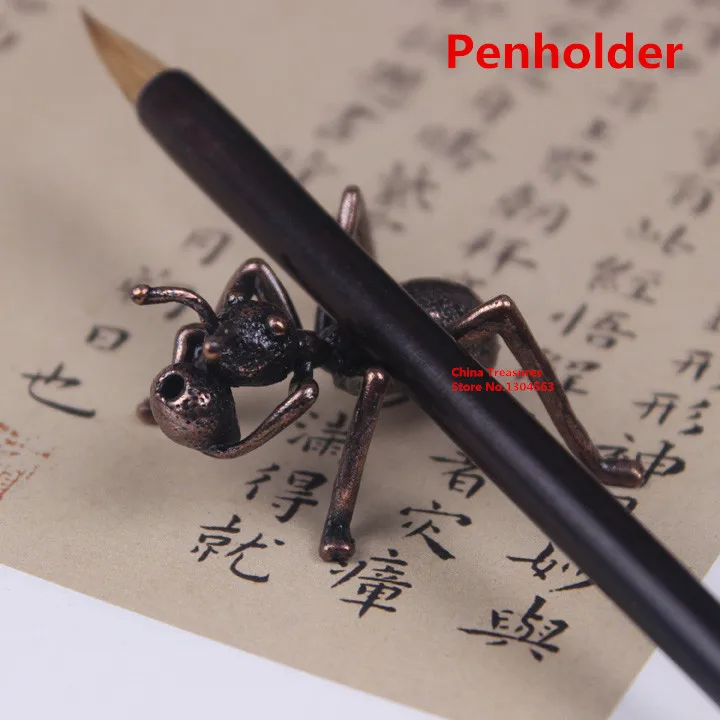 pequeno peca cremalheira penholder penholder para pincel de caligrafia caneta titular porta canetas de formiga o tamanho 01