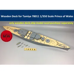 1/350 Scale Wooden Deck for Tamiya 78011 British Battleship Prince of Wales Model CY350020