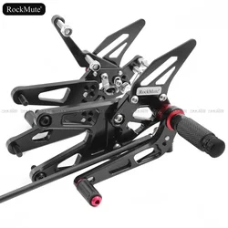 Motorcycle Rearsets For Yamaha YZF-R6 YZF R6 2003 2004 2005 CNC Adjustable Footrest Shift Lever Brake Pedal Foot Pegs Rear Set