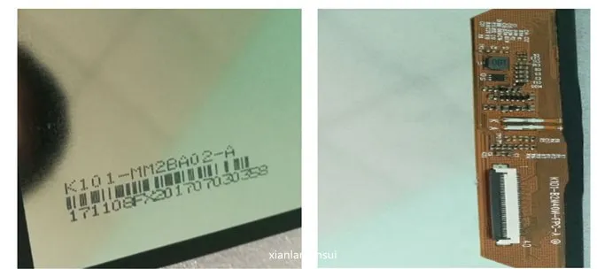 10.1 بوصة 40 دبوس شاشة LCD هو متاح فقط ل K101-B2M40M-FPC-A كابل