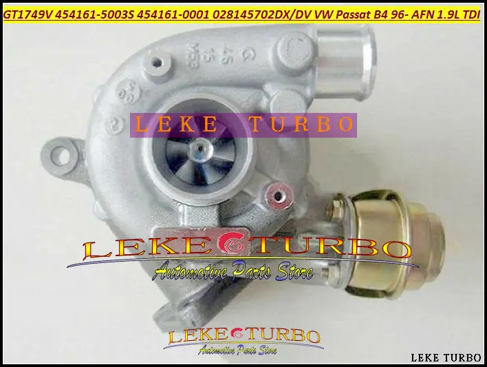 Turbocharger GT1744V 454161 454161-0003 028145702D Turbine Turbo For Volkswagen VW Passat B4 1996-97 AFN 1.9L TDI 110KW
