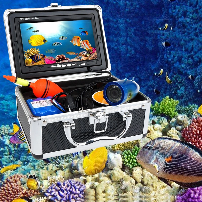 

Fish Finder 30M 1000TVL HD Waterproof 7 Inch Underwater Fishing Camera With 12Pcs White LED Lights Used For Ice Fishing