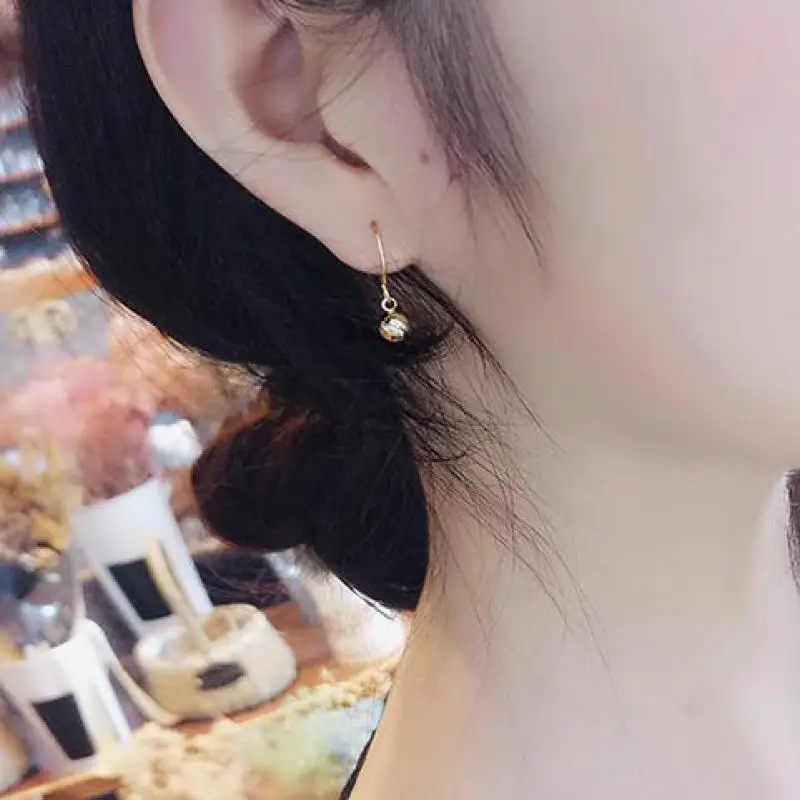 2017 Punk Style Small Metal Beads Drop Earrings For Women Party Statement Hanging Earrings Jewelry Boucle D'oreille Femme