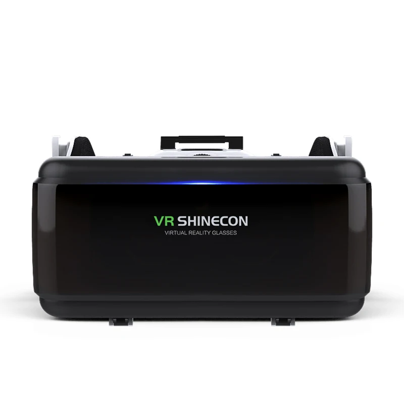 Original  Realidad Virtual 3D Caja de gafas estéreo VR Google Cartón Casco Para IOS Android Smartphone, Bluetooth Rocker