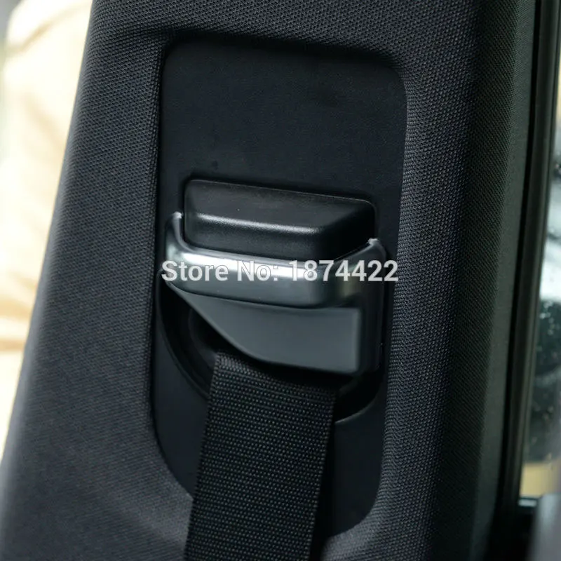 Correa de seguridad cromada para coche, cubierta decorativa para Mercedes Benz GLA, CLA, Clase B, 200, W117, C117, accesorios, Juego de 2 uds.