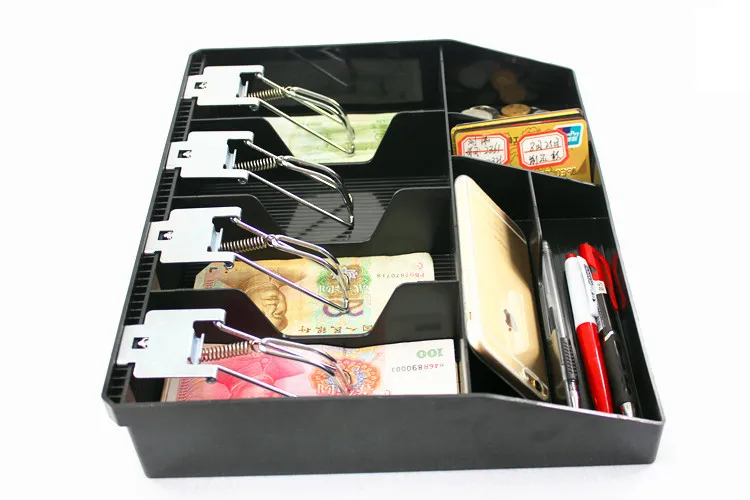 حافظة صلبة صندوق تسجيل النقود الجديد تصنيف جديد متجر أمين الصندوق عملة درج صندوق درج النقدية درج حافظة عداد المال