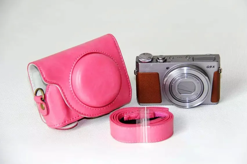 Canon Powershot G9 X Mark Ii | Pu Leather Camera Bag Case