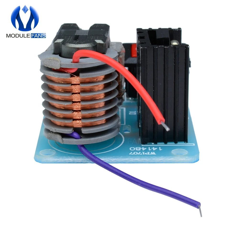 15KV High Frequency DC High Voltage Arc Ignition Generator Inverter Boost Step Up 18650 DIY Kit U Core Transformer Suite 3.7V image 6