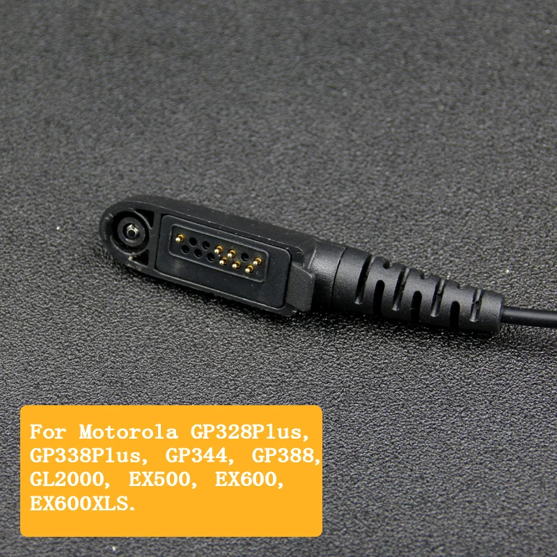 G-hook Earphone Headset with PTT & VOX for Motorola GP344 GP388 GP328Plus GL200 EX500 EX600XLS GP338Plus