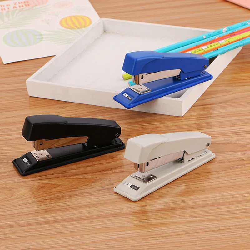 

High Quality durable 3 Colors 24/6 26/6 Metal Standard Stapler School Office Binding Supplies,Without Staples