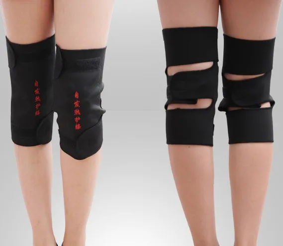 1 Pair Tourmaline Self -heating Kneepad Magnetic Therapy Knee Support Tourmaline Knee Brace Belt Knee Massager