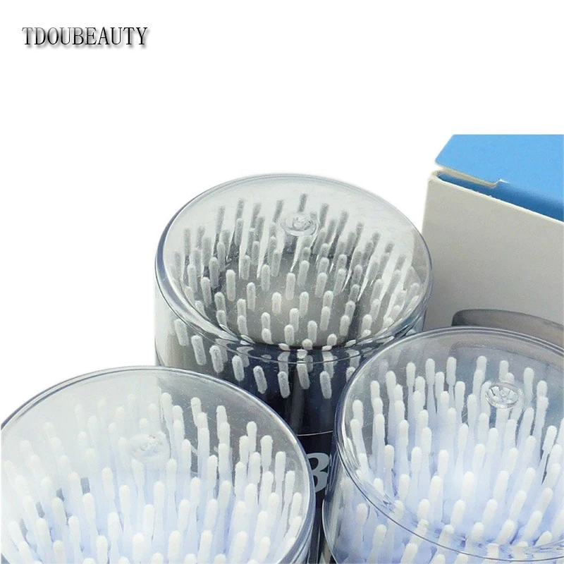 Tdoubeauty micro aplicador de produto descartável, 400 peças, escova dobrável, ultrafina, 1.5mm, frete grátis