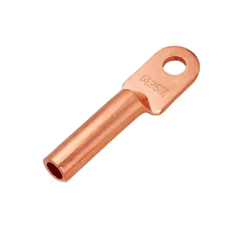 5pcs 6.42mm inside diameter hole 10.12mm outside copper nose wiring ear brass terminal nut DT-16A