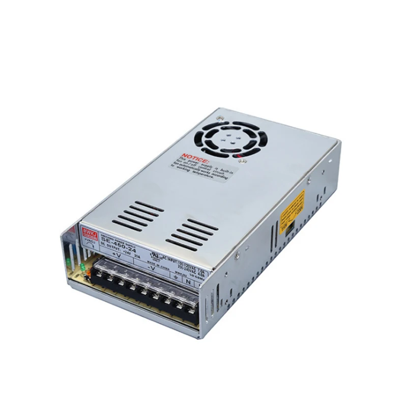 

SE-450-24V high power DC switching power supply, waterproof and waterproof